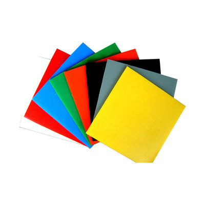 Πράσινα 4mm ζαρωμένα πλαστικά φύλλα 12x24 μαύρο Corflute 5mm