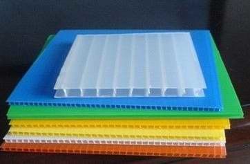Μαύρα Coroplast φύλλα 4x8 6mm PP ζαρωμένα πλαστικά φύλλα