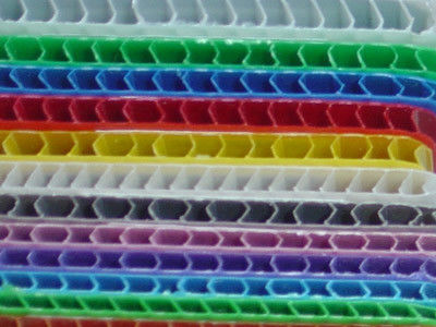 Κίτρινος λευκός πίνακας 5mm φύλλα Coroplast 4 X 8 Coroplast ανακυκλώσιμα