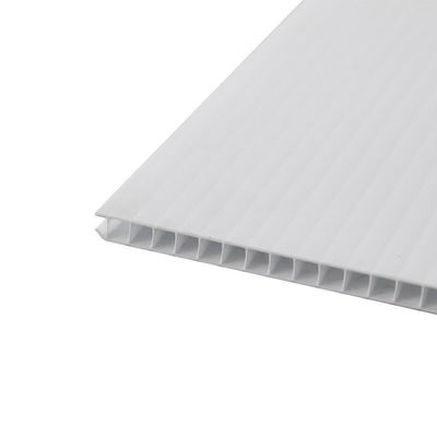 12mm ζαρωμένο πολυπροπυλένιο κενό Coroplast φύλλων Twinwall πλαστικό