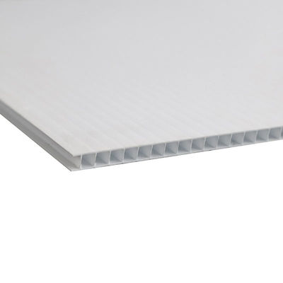 12mm ζαρωμένο πολυπροπυλένιο κενό Coroplast φύλλων Twinwall πλαστικό