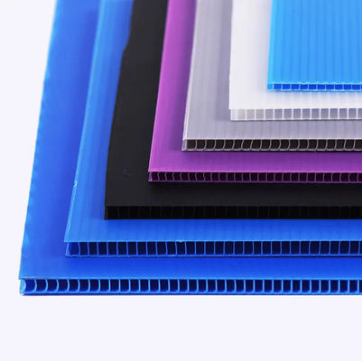 Washable 2mm PP Corflute πίνακας Coroplast φύλλων ανακυκλώσιμος μπλε