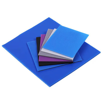 Washable 2mm PP Corflute πίνακας Coroplast φύλλων ανακυκλώσιμος μπλε