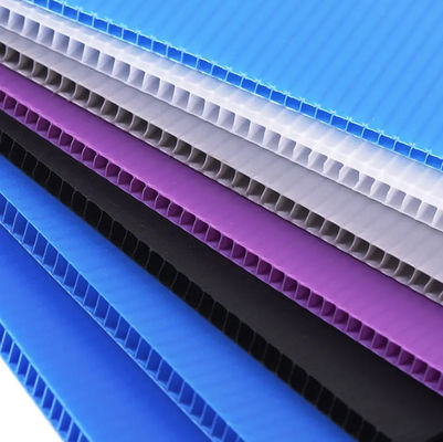 Washable 2mm PP Corflute πίνακας Coroplast φύλλων ανακυκλώσιμος μπλε