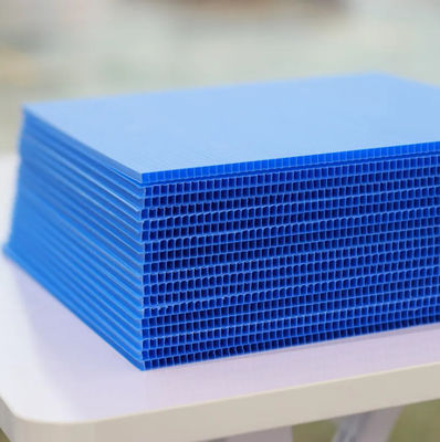 Μπλε φύλλο 3mm Corflute 4mm ζαρωμένος πλαστικός πίνακας για τα σημάδια