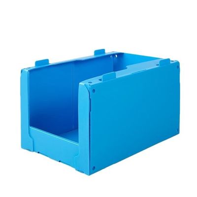 Ζαρωμένα πλαστικά Stackable δοχεία αποθηκών εμπορευμάτων πτυσσόμενα