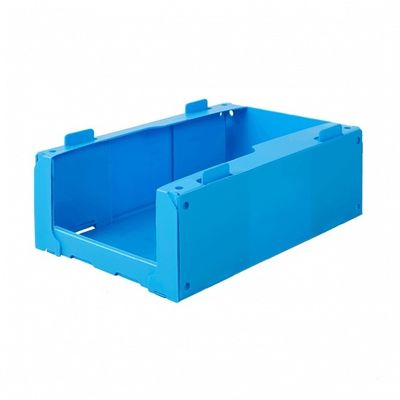 Ζαρωμένα πλαστικά Stackable δοχεία αποθηκών εμπορευμάτων πτυσσόμενα