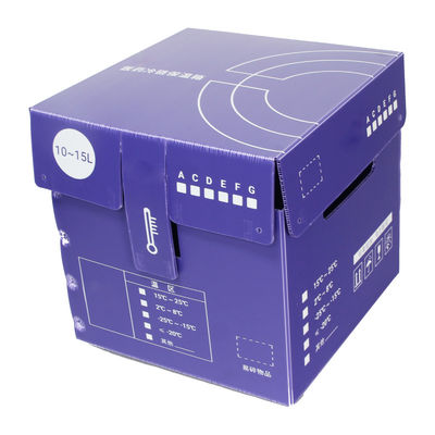 Κουτί συσκευασίας από κυματοειδή πλαστικό που έχει σχεδιαστεί για δημόσια και εμπορική χρήση και παρέχει επιδόσεις σε συστήματα διαχείρισης αποβλήτων