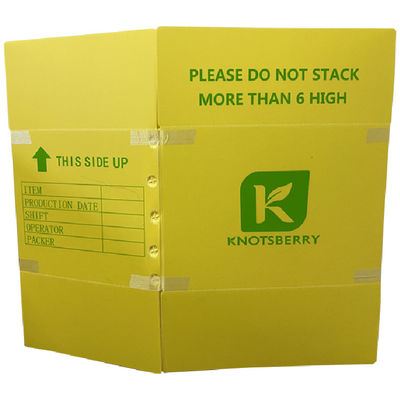 Κουτί συσκευασίας από κυματοειδή πλαστικό που έχει σχεδιαστεί για δημόσια και εμπορική χρήση και παρέχει επιδόσεις σε συστήματα διαχείρισης αποβλήτων