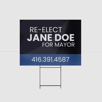 Ελαφρύ και ανθεκτικό στις καιρικές συνθήκες κυματοειδές πλαστικό σήμα αυλής PP