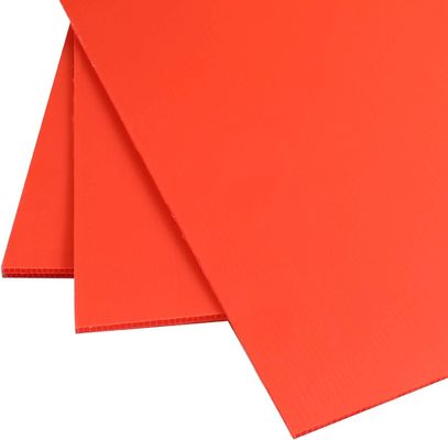 Πολυπροπυλένιο κυματοειδές πλαστικό φύλλο Corflute επιφάνεια εξατομικευμένη ανθεκτική